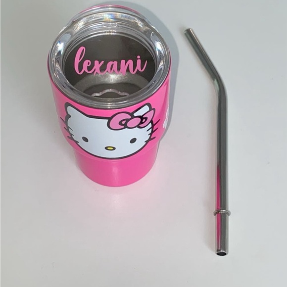 Handmade Custom Hello Kitty Mini (3oz)Tumbler/ Shot Cup - Picture 7 of 7